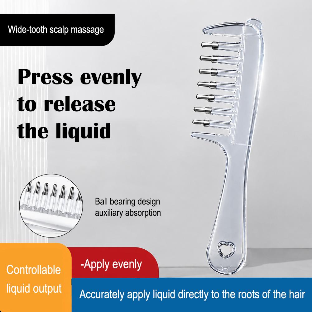 Root Stimulator Liquid - Hair Essential Oil Applicator Comb Roller