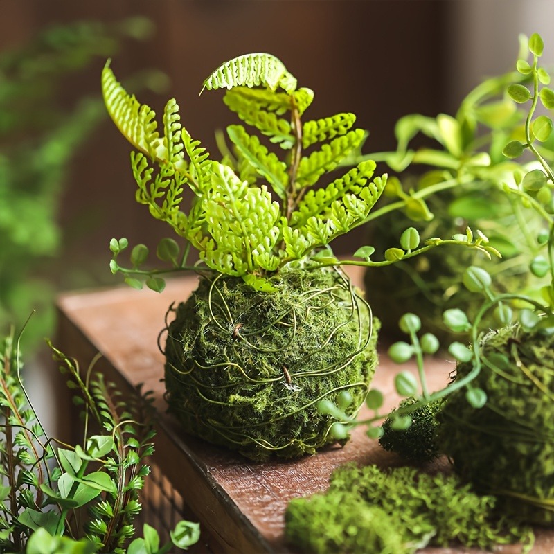 Artificial Moss Ball Planter,  - Sphagnum Moss Dry 评论和价格