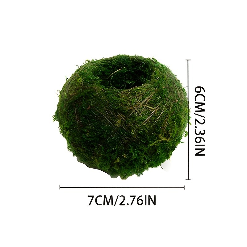 Artificial Moss Ball Planter,  - Sphagnum Moss Dry 评论和价格