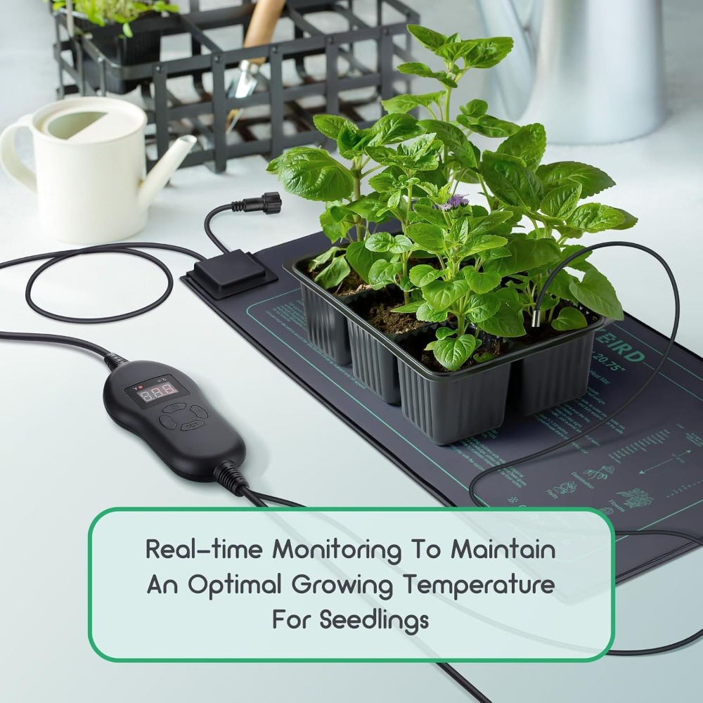 4 Pack Seedling Heat Mat with  - Heat Mat Seedling 评论和价格