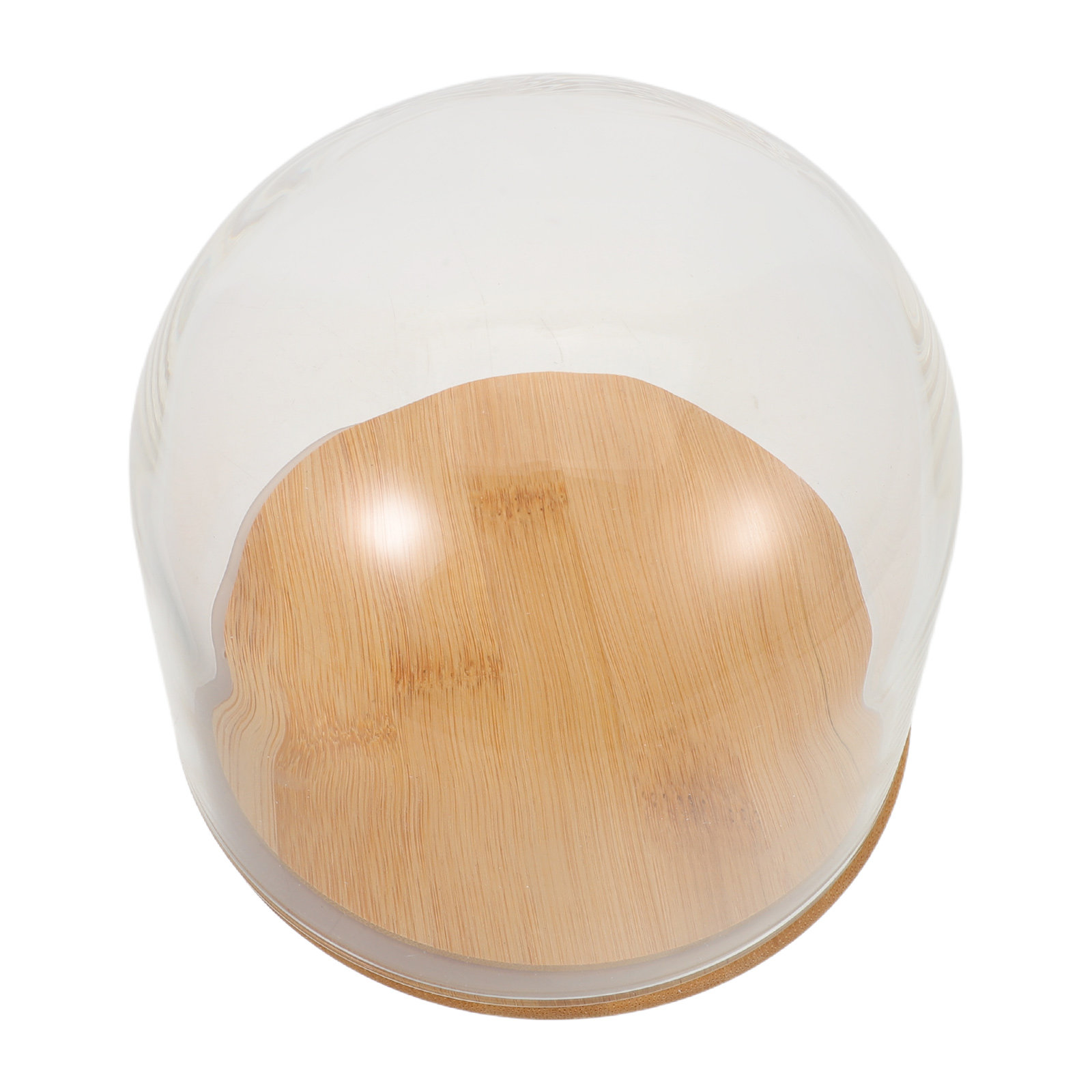 Clear Glass Dome Cloche with S - Plastic Dome Clear 评论和价格