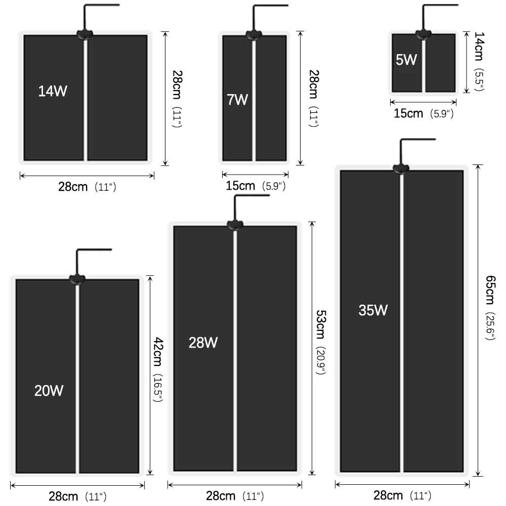 35W-5W Seeds Seedlings Plant H - Heat Mat Seedling 评论和价格