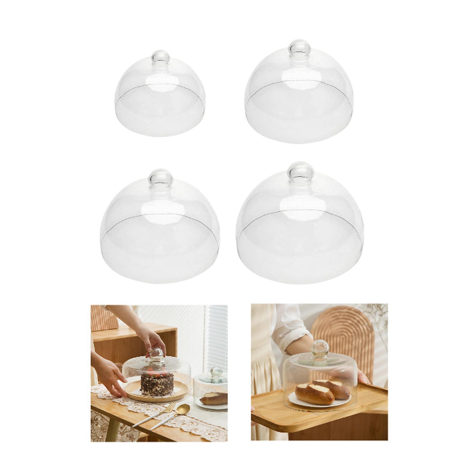 Glass Cake Cloche Dome Clear C - Plastic Dome Clear 评论和价格