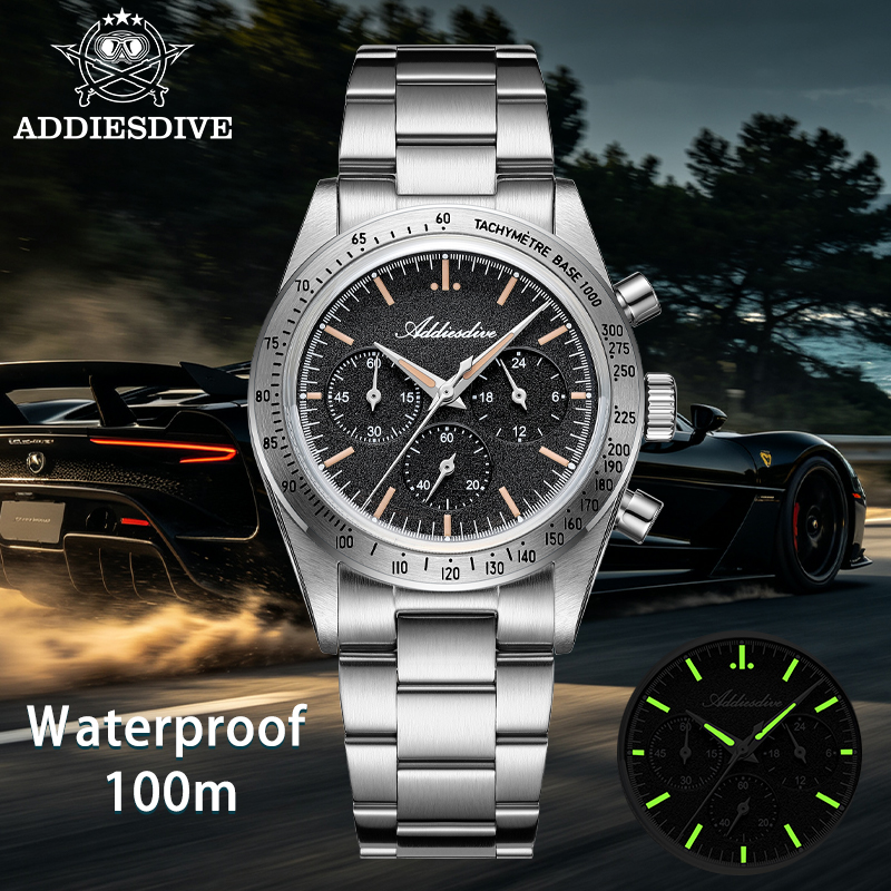 ADDIESDIVE 0S20 Chronograph Qu - Plastic Dome Clear 评论和价格