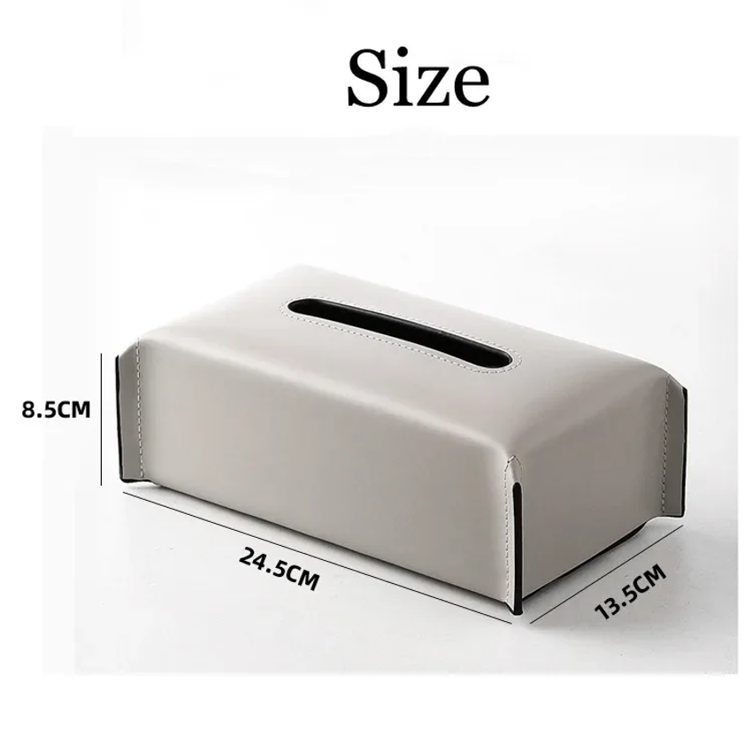 Leather Tissue Box Napkin Case - Agar Tissue Culture 评论和价格
